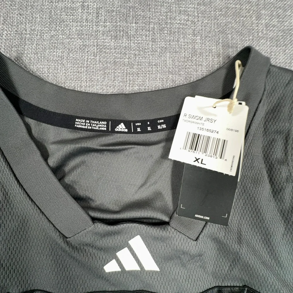 Adidas Georgia Tech #00 Swingman Basketball Jersey Mens XL Gray NCAA Gameday NEW